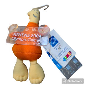 Athens 2004 Olympic Mascot Athena Plush Toy NWT